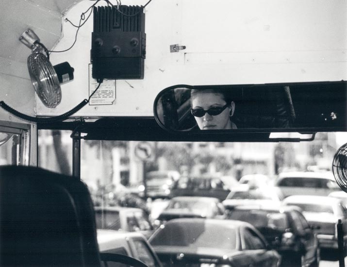 bw girl bus